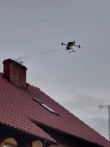 Dron badał powietrze w Starogardzie Gdańskim 
