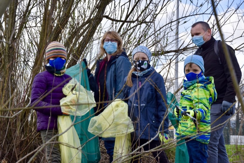 Sprzątanie brzegów Kamienicy