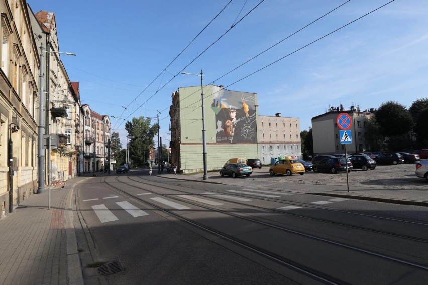 W Katowicach powstał mural poświęcony harcmistrzowi Jerzemu Lisowi