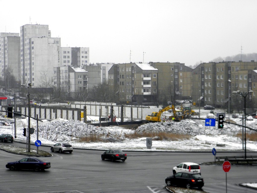 Budowa Biedronki w Sosnowcu