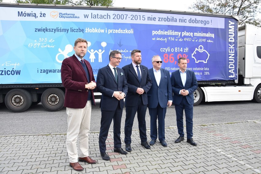 Wybory 2019: "Ładunek Dumy" prezentowała dziś KO w Rybniku