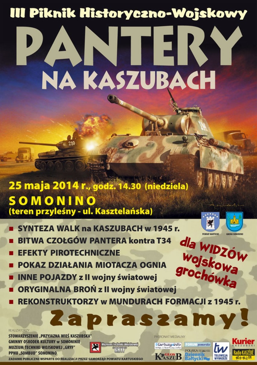 Piknik Historyczno - Wojskowy w Somoninie 2014
