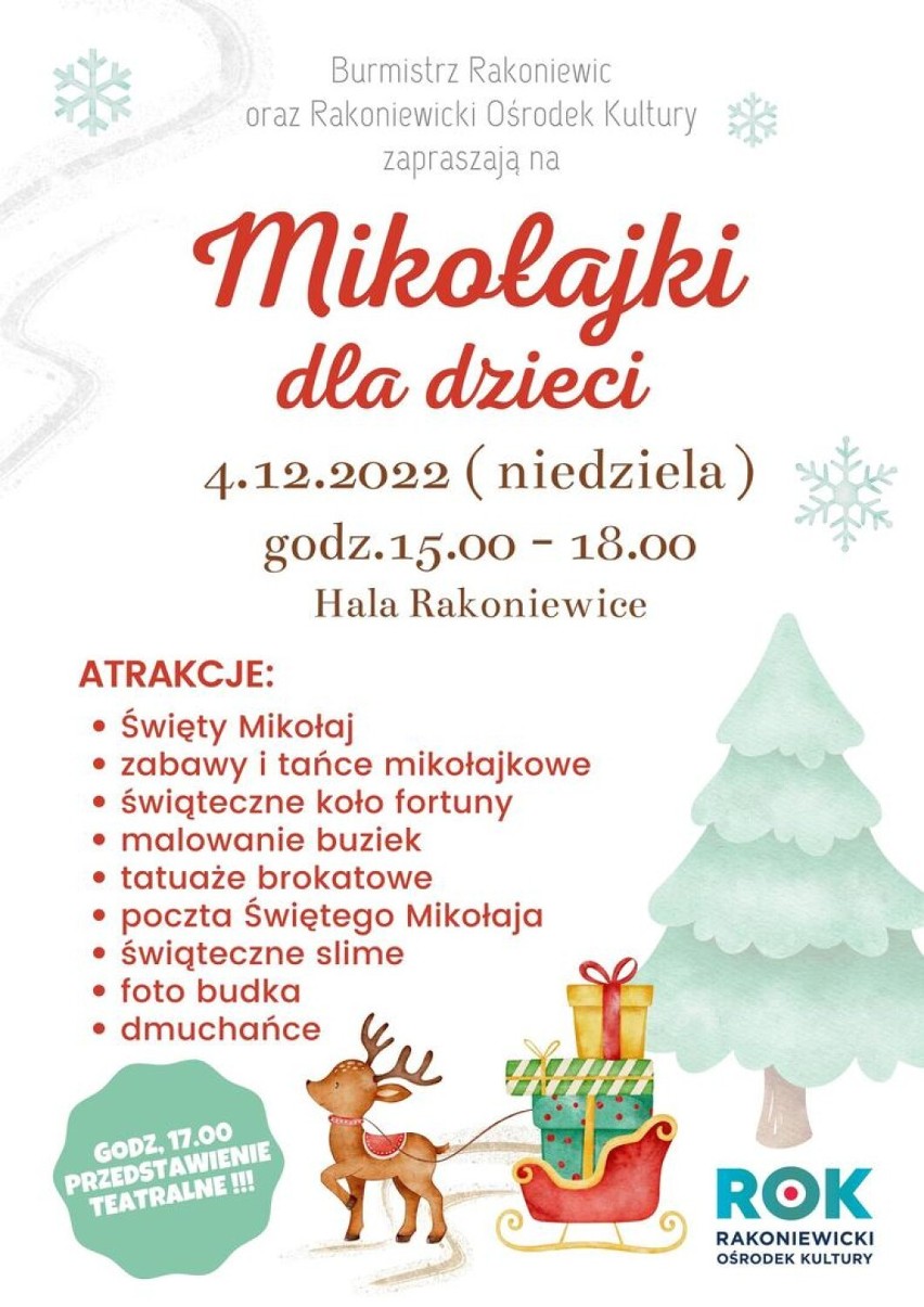 Spotkania ze świętym Mikołajem oraz Bożonarodzeniowe Jarmarki w naszym powiecie