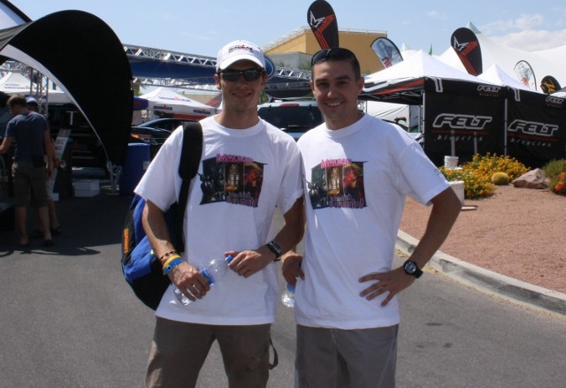 Krzysztof Staniszewski i Łukasz Wiech podczas mistrzostw świata w Las Vegas