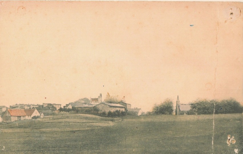 Panorama Kościerzyny z około 1903 roku. To nietypowe ujęcie...