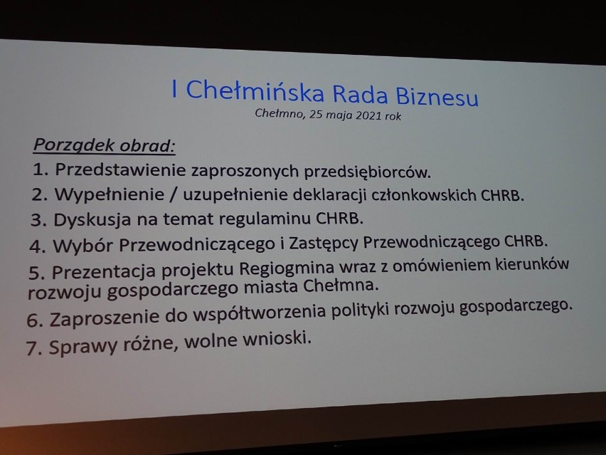 Pierwsze spotkanie Rady Biznesu Chełmińskiego