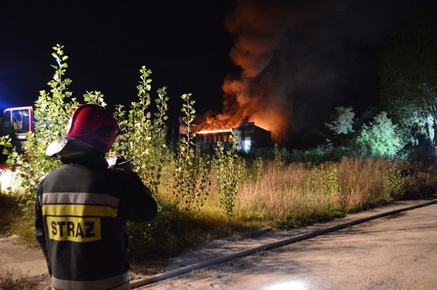 Pożar fabryki mebli w Kościanie!