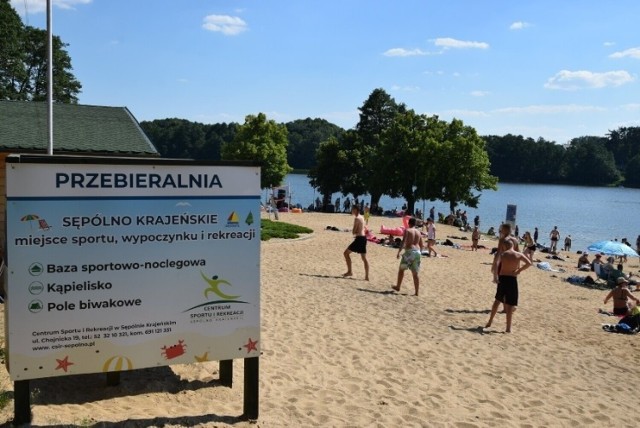 Sępoleńska plaża będzie w pełni do dyspozycji od 15 czerwca.