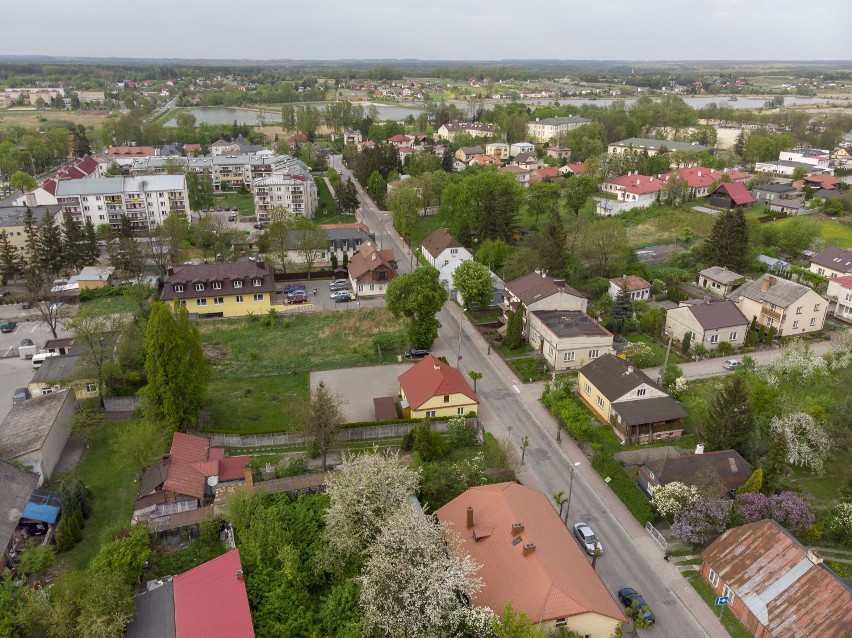 Opole Lubelskie na zdjęciu wykonanych za pomocą drona