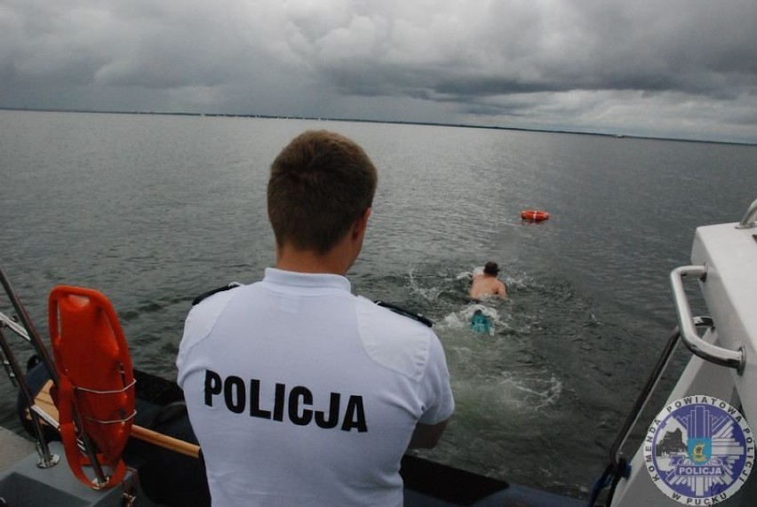 Policjanci KPP Puck - z racji specyfiki naszego terenu - na...