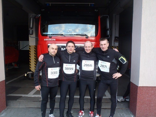 Września: Wrzesińscy strażacy w półmaratonie