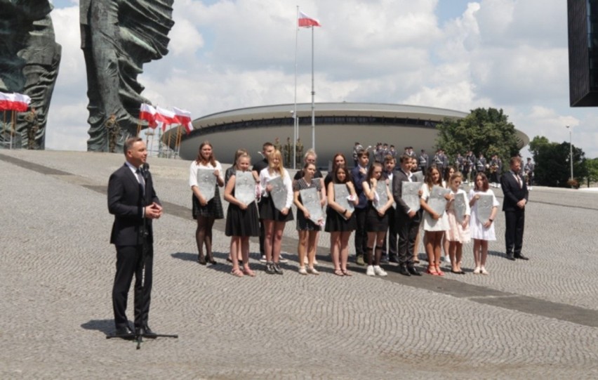 Katowice. Prezydent Andrzej Duda na obchodach setnej...