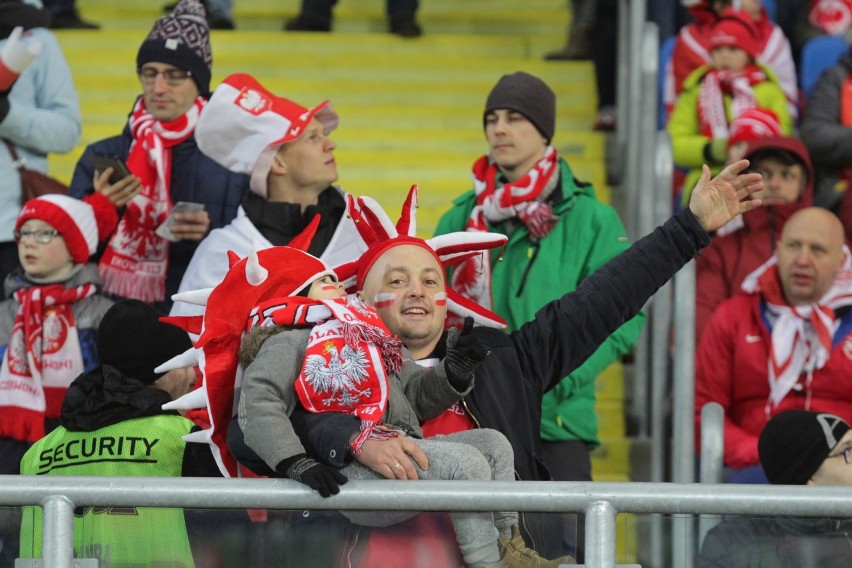 Polska - Korea Płd. na Stadionie Śląskim: tak kibice...