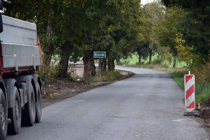 Trwają prace na drodze powiatowej Kęsowo - Drożdzienica