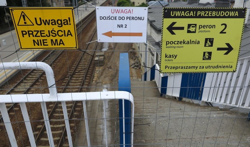Remont peronu pierwszego w Piotrkowie