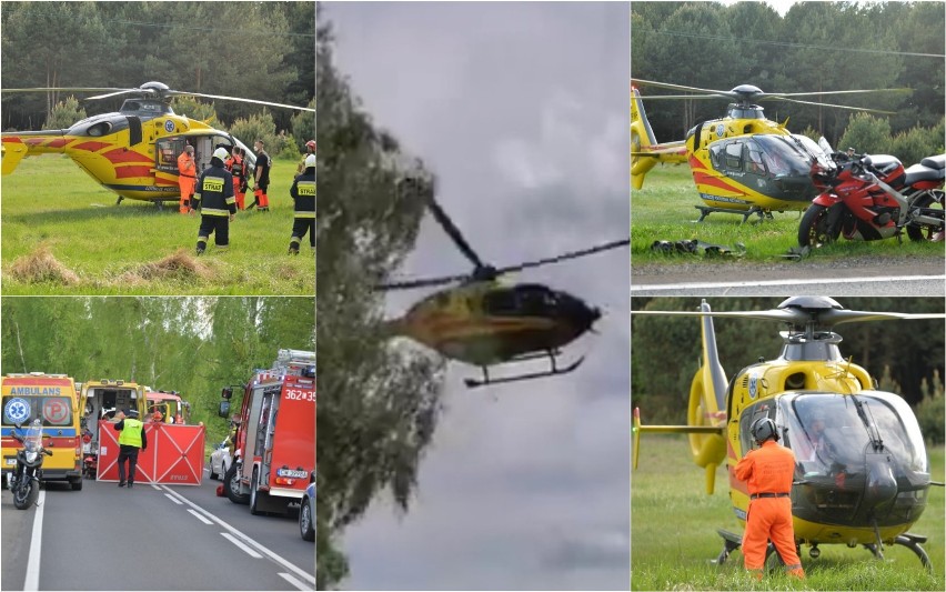 Śmigłowiec LPR zahaczył o drzewo przy starcie w powiecie...