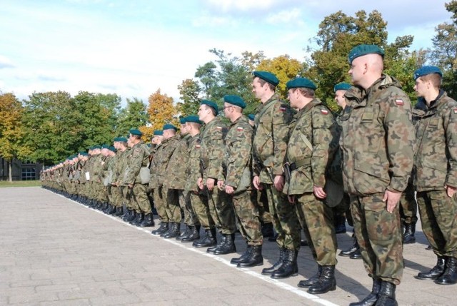 Ćwiczenia rezerwistów w Sieradzu