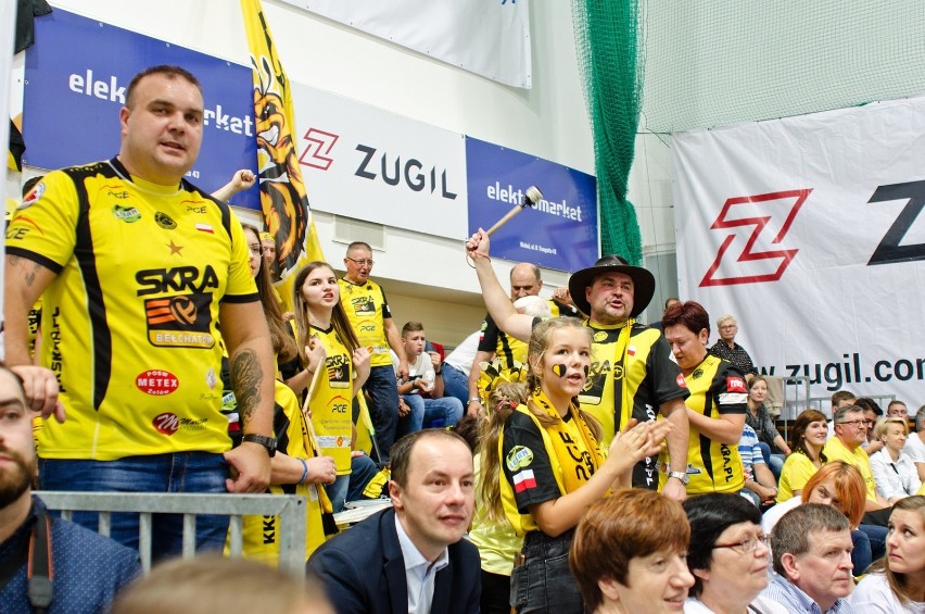 Międzynarodowy Turniej Giganci Siatkówki w Wieluniu. Skra Bełchatów przegrała z Berling Recycling Volleys[FOTO]