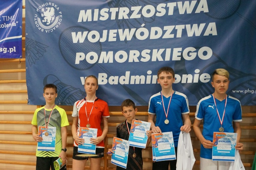 UKS Bliza Władysławowo na Mistrzostwach Województwa Pomorskiego w Badmintonie w Helu