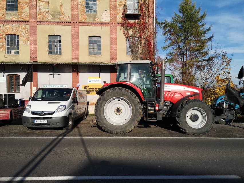 Dziś (28 października) protest trwa rolników w Grudziądzu,...
