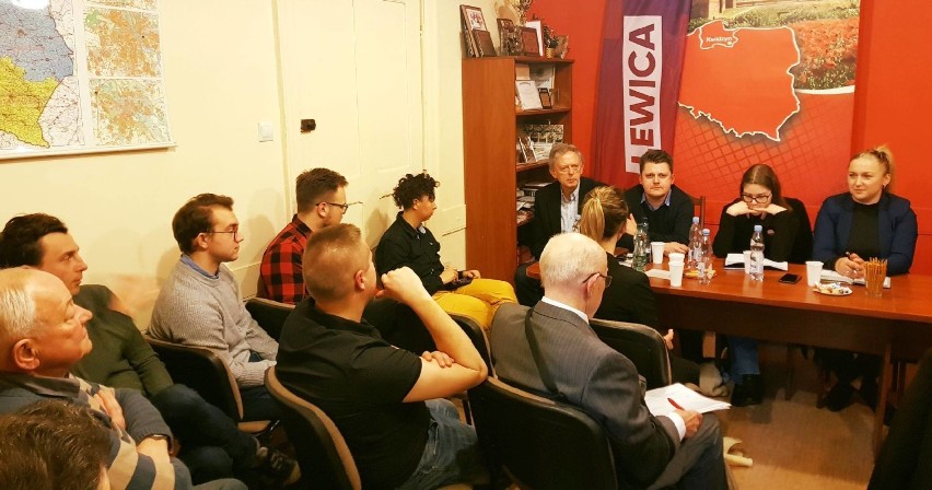 Spotkanie odbyło się w siedzibie kwidzyńskiego SLD.