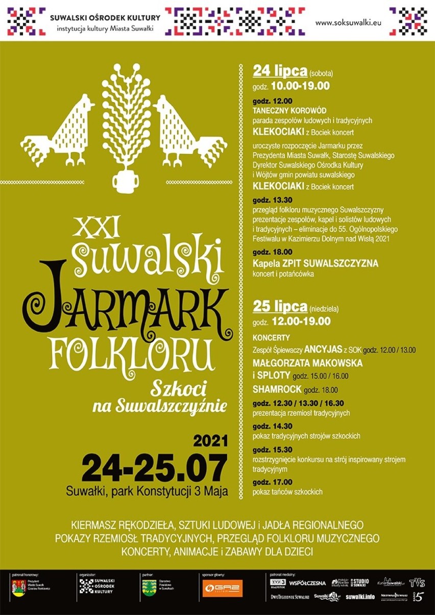 XXI Suwalski Jarmark Folkloru – Szkoci na Suwalszczyźnie...