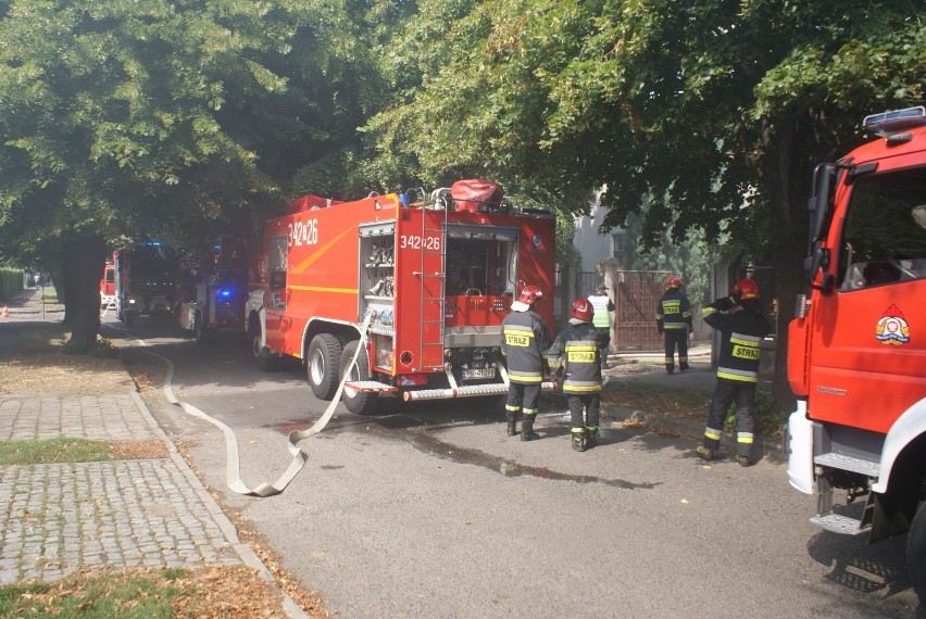 Pożar przy ulicy Granicznej w Kaliszu
