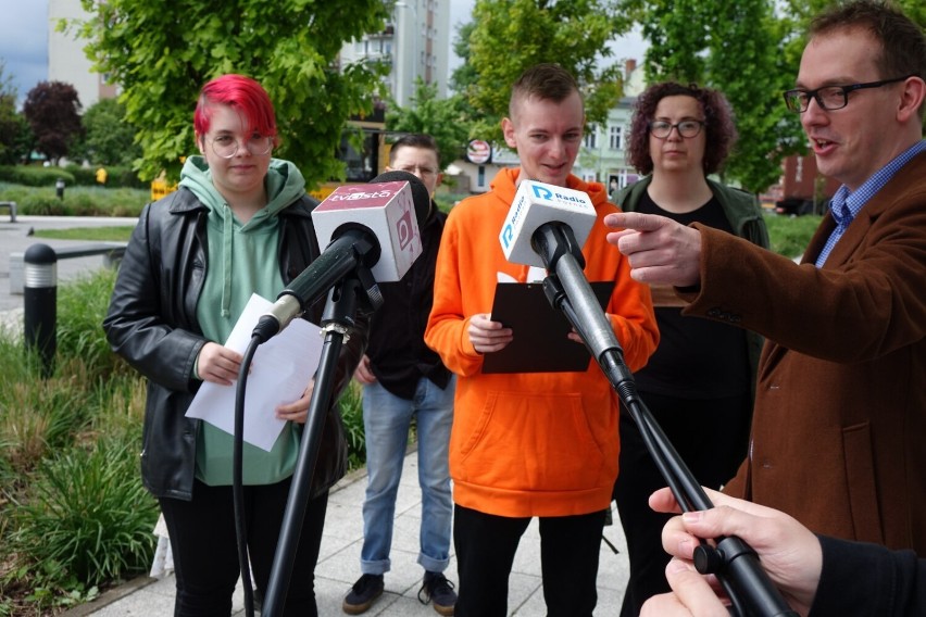 Organizatorzy Marszu Równości w Pile na konferencji prasowej