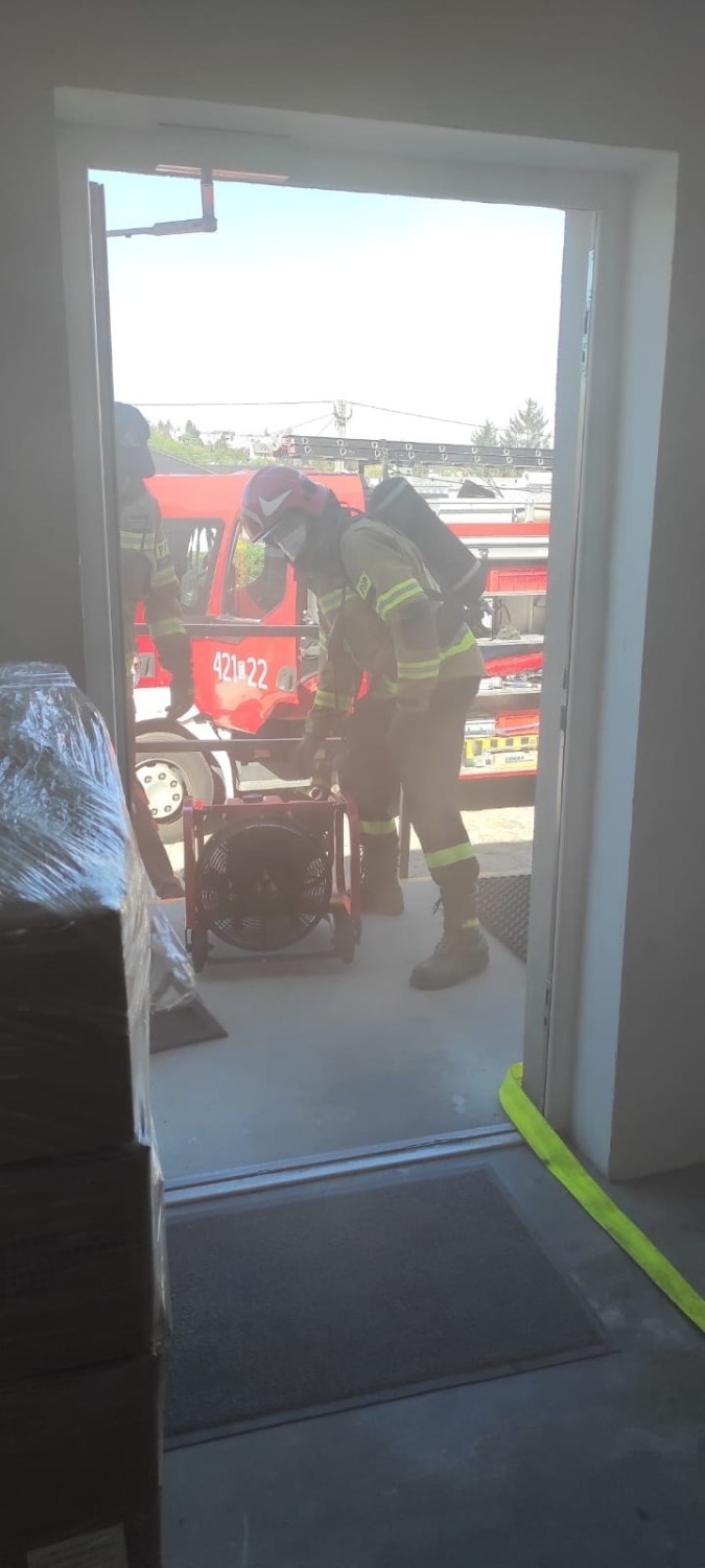 Akcja ratowniczo-Gaśnicza - strażaków wezwano do Adriany w...