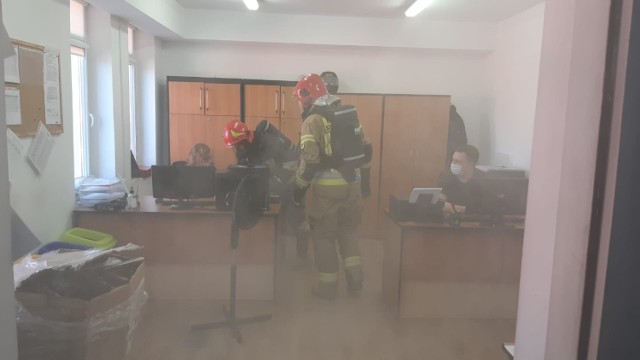 Akcja ratowniczo-Gaśnicza - strażaków wezwano do Adriany w Chełmnie. To były tylko ćwiczenia