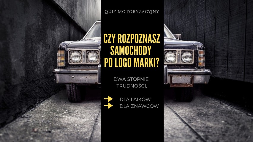 Quiz dla fanów motoryzacji! Znasz się na autach? Rozpoznasz marki samochodów po logo? Dwa stopnie trudności quizu