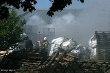 PILNE: Pożar w Lubiczu na Toruńskiej [ZDJĘCIA]