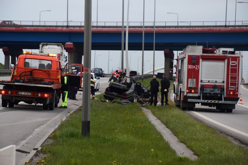 Wypadek na Obwodnicy Trójmiasta 5.05.2017