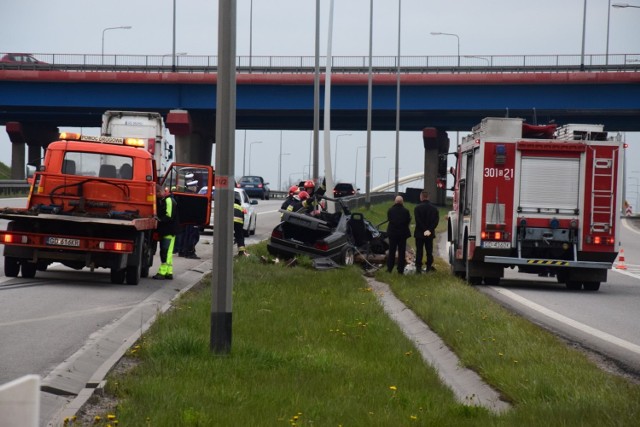 Wypadek na Obwodnicy Trójmiasta 5.05.2017