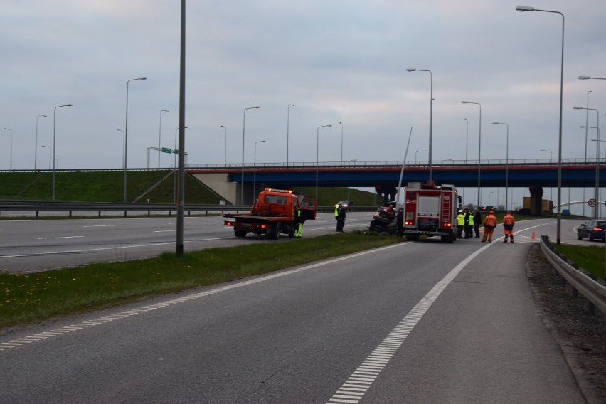 Wypadek na Obwodnicy Trójmiasta 5.05.2017