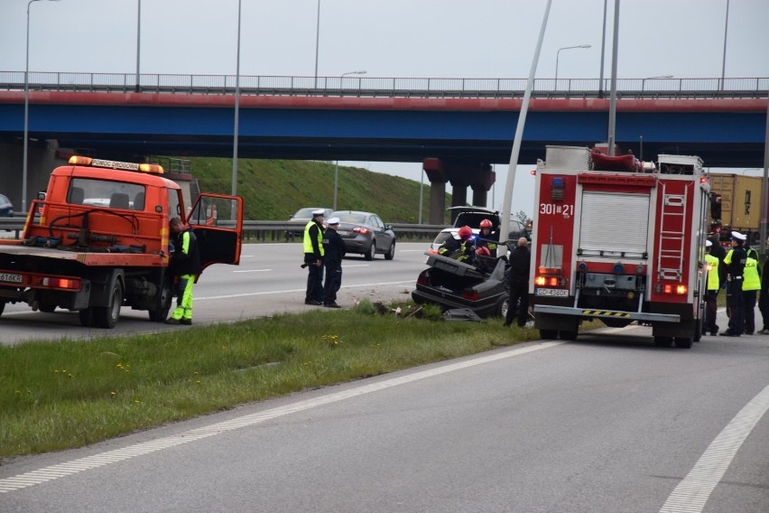Wypadek na Obwodnicy Trójmiasta 5.05.2017