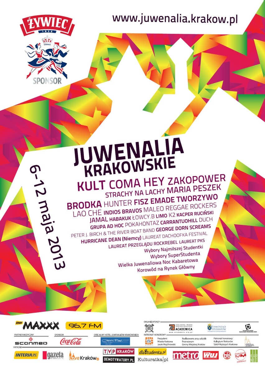 Program Juwenaliów Krakowskich 2013