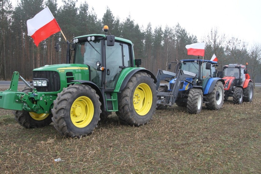 Protest rolników w powiecie złotowskim