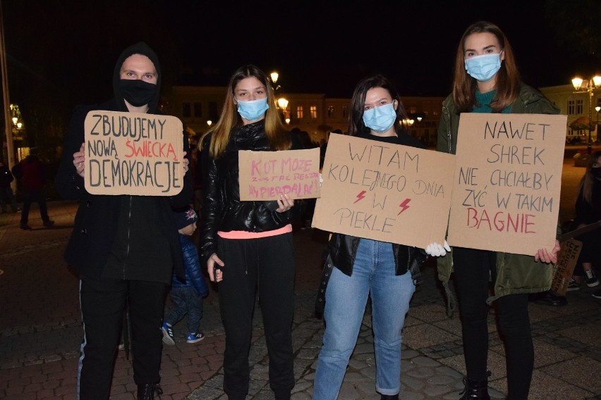 Strajk kobiet w Sanoku. 28 października 2020 r.