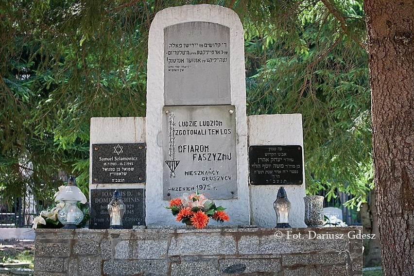 Rabin z Nowego Jorku przyjechał do Głuszycy z okazji zakończenia prac na cmentarzu w Kolcach