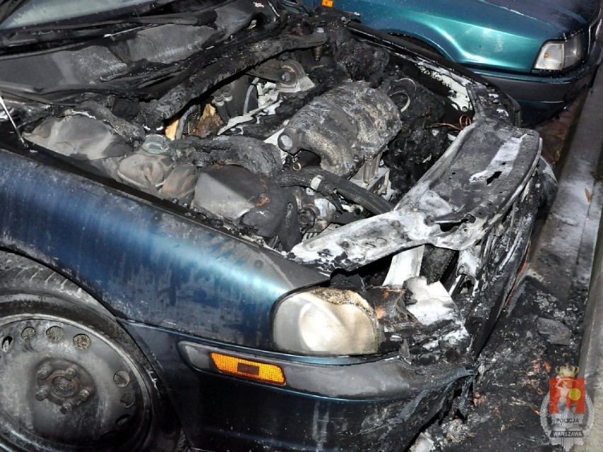 24-letni Jacek T. jest podejrzany o podpalenie samochodu na...