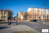 Zamknięte skrzyżowanie ul. Kwiatowa i 1 maja w Bełchatowie