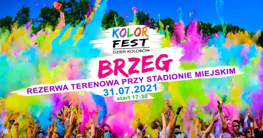 Festiwal Baniek Mydlanych i Kolor Fest w Brzegu!