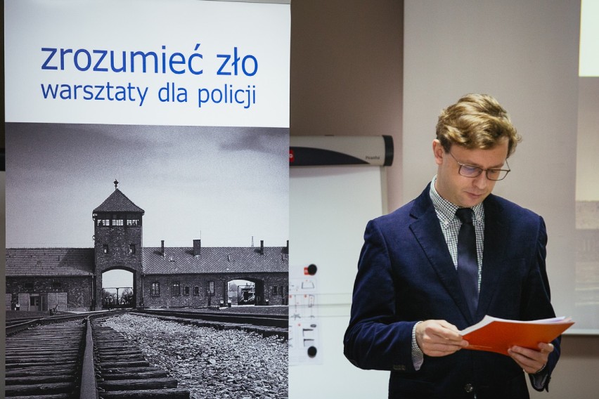 Policjanci z całej Polski szkolili się w Centrum Żydowskim w Oświęcimiu. 