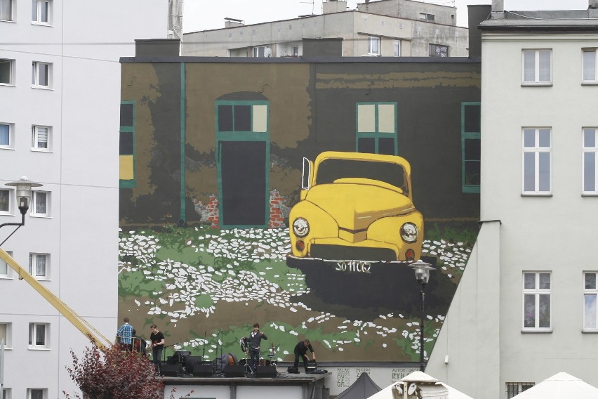 Mural Jacka Rykały w Sosnowcu