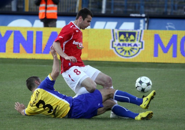 Piotr Brożek w barwach Wisły, 2009 rok.