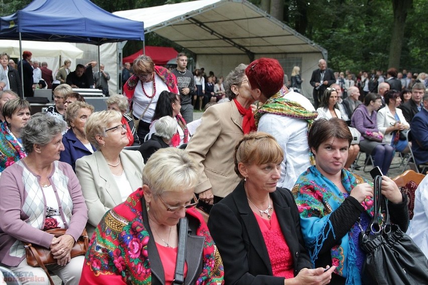 Dożynki parafialno-gminne gminy Choceń zorganizowano w parku...