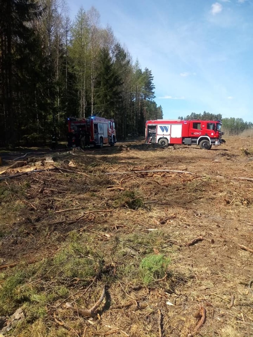OSP Rzeczenica. Strażacy otrzymali kolejne wezwanie do pożaru lasu