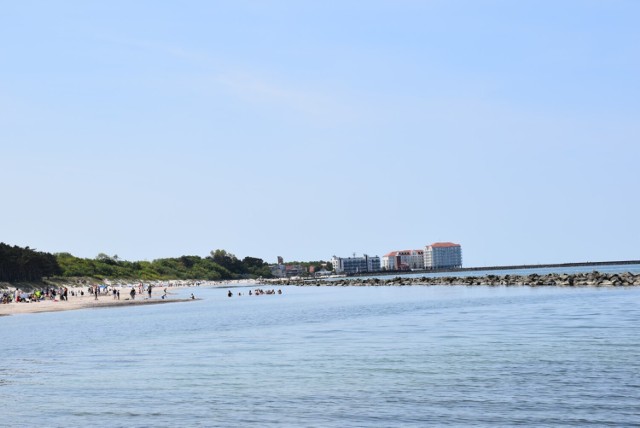 Tak prezentuje się plaża w Darłówku Wschodnim