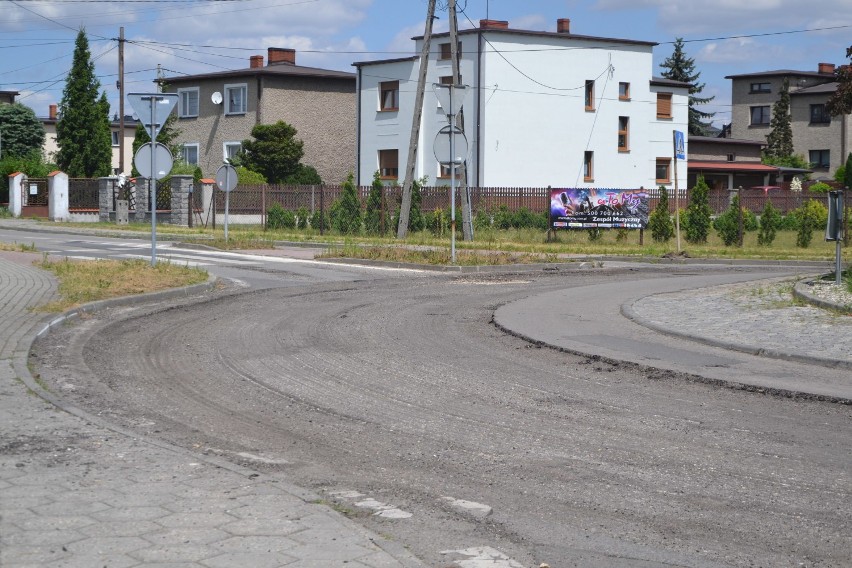 Prace na rondzie Ukraińskim w Kamieniu potrwają do końca...